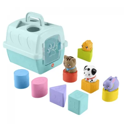 Розвиваюча іграшка Fisher-Price Сортер Переноска з тваринками (HTW93)