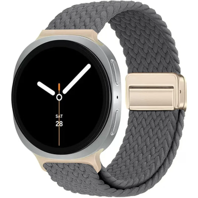 Ремінець до смарт-годинника Armorstandart Braided Solo Loop для Samsung Watch 8 / 8 Classic (20x113 mm) Charcoal (ARM87353)
