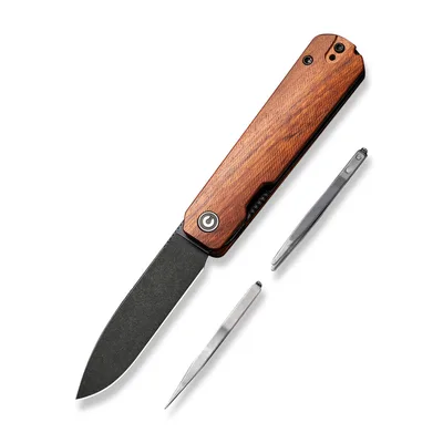 Ніж Civivi Sendy, Guibourtia Wood, Darkwash (C21004A-2)
