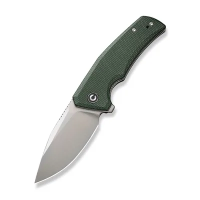 Ніж складаний кишеньковий Civivi Regulatron, (7.6 см) Nitro-V / Micarta темно-зелений