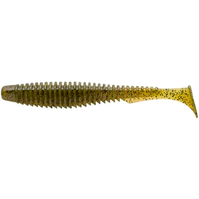 Силікон рибальський FishUP U-Shad 3" 074 - Green Pumpkin Seed (9шт/уп) (1862.03.04)