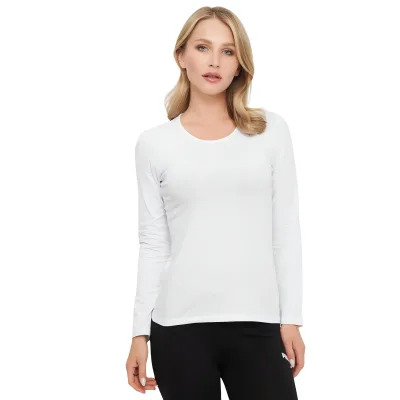 Лонгслів Kappa T-shirt Manica Lunga Girocollo K2601 Bianco білий M (8054954012703)