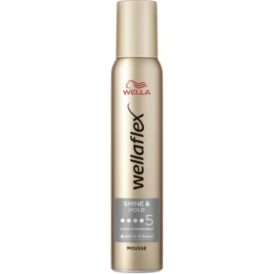 Мус для волосся WellaFlex Shine & Hold 5 200 мл (4056800625987)