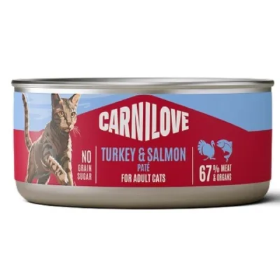 Паштет для котів Carnilove Turkey & Salmon 100 г (8595602582891)