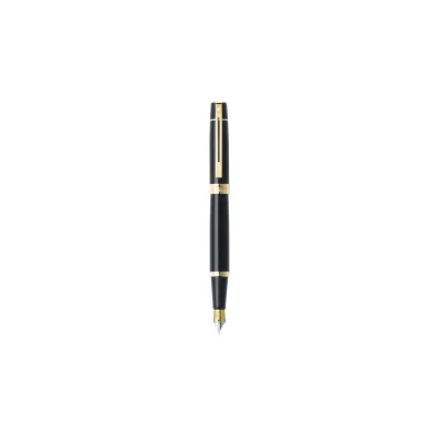 Ручка пір'яна Sheaffer Gift Collection 300 Glossy Black GT  FP M (Sh932504)