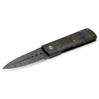 Ніж Maserin Daga, Elmax, fat carbon, золотистий (372/G)
