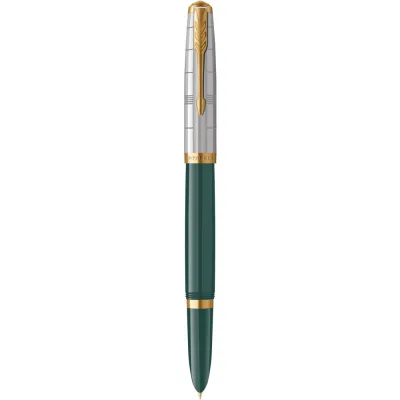 Ручка пір'яна Parker PARKER 51 Premium Forest Green GT  FP F (56 311)