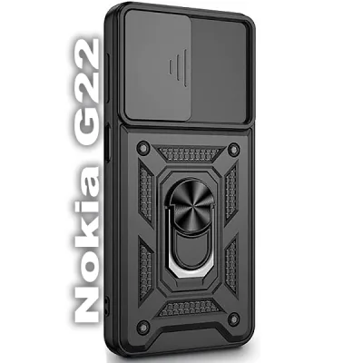 Чохол до мобільного телефона BeCover Military Nokia G22 Black (709989)