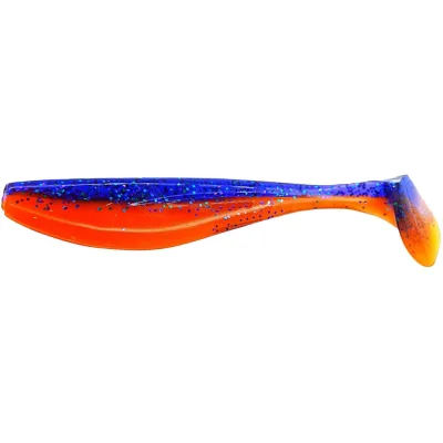 Силікон рибальський FishUP Wizzle Shad 5" 207 - Dark Violet/Orange (4шт/уп) (1862.00.47)