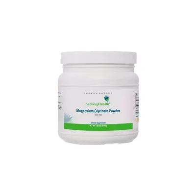 Мінерали Seeking Health Магній гліцинат у порошку, 200 мг, Magnesium Glycinate Powder, 187,5 гр (SKH-52999)