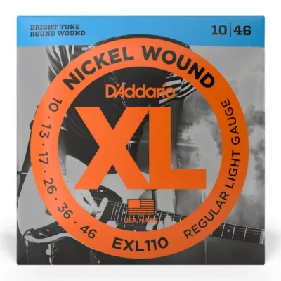 Струни для гітари D'Addario XL Nickel Wound Regular Light (10-46) (EXL110)