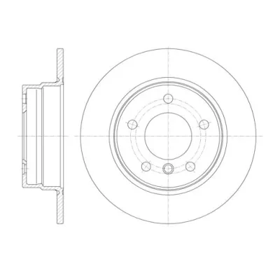Гальмівний диск REMSA 61013.00
