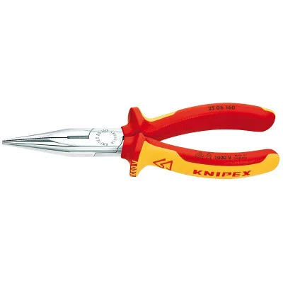 Плоскогубці KNIPEX круглогубці з ріжучими крайками діелектричні VDE (25 06 160)