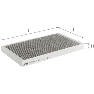 Фільтр салону ALPHA FILTER AF5045a