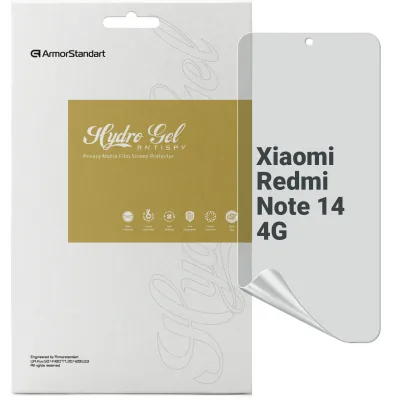 Плівка захисна Armorstandart Anti-spy Xiaomi Redmi Note 14 4G (ARM79667)