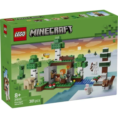 Конструктор LEGO Minecraft Пригода першої ночі (21593)
