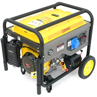 Генератор COVAX CV17500LD-E2, 8.5kW, 220V, 50Hz, DC12V, 20HP, ручний/електро стартер, 25L (CV17500LD-E2)