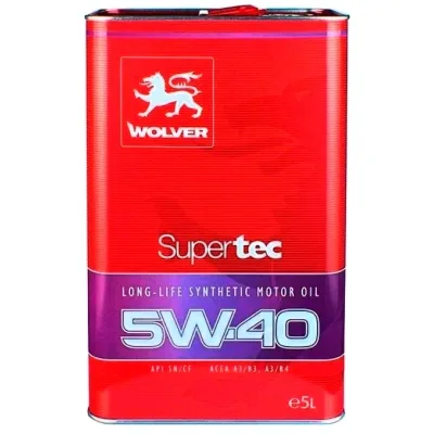 Моторна олива Wolver Supertec 5W-40, API SN/CF 5л (4260360943935)