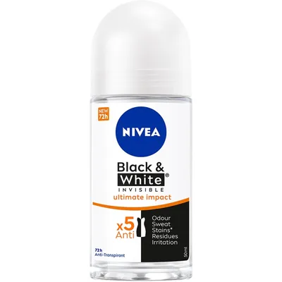 Антиперспірант Nivea Black & White Invisible Ultimate Impact Anti-Transpirant 50 мл (42397649)