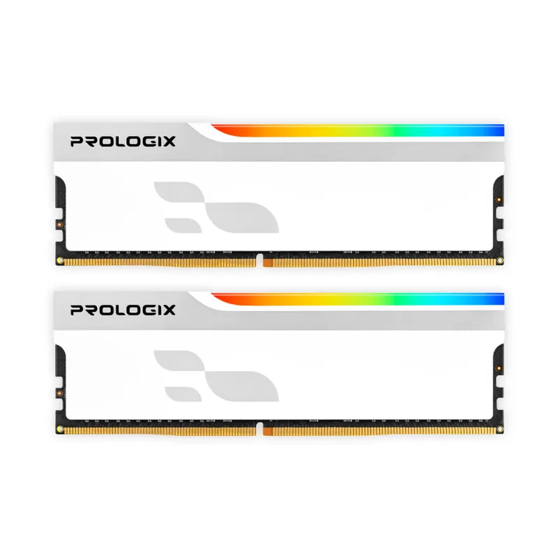Модуль пам'яті для комп'ютера DDR4 16GB (2x8GB) 3600 MHz Onyx White RGB Prologix (PRO16GB3600YWR4K)