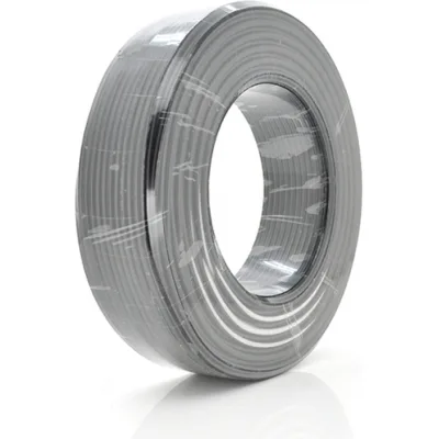 Кабель комбінований Ritar RG690 75 Ом 1,02мм.CCA, 64x0.12m CCA, 2x0.5mm2, black, 100м (B100-RG690CCA+2x0.5mm CU)