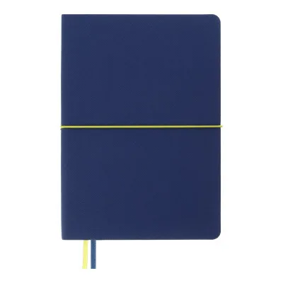 Книга записна Buromax Unique 96 аркушів А5 у клітинку синій (BM.295107-02)