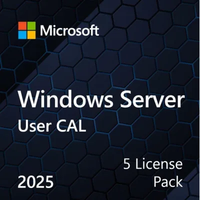 ПЗ для сервера Microsoft Windows Server 2025 CAL 5 User англ, ОЕМ без носія (EP2-25279)