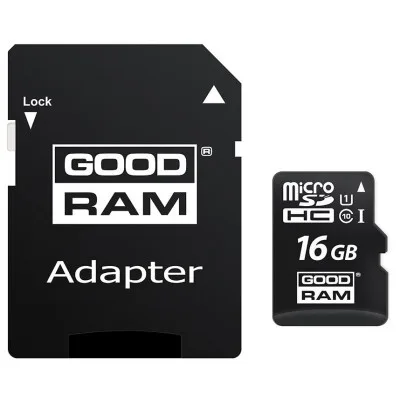 Карта пам'яті Goodram 16GB microSDHC Class 10 (M1AA-0160R12)