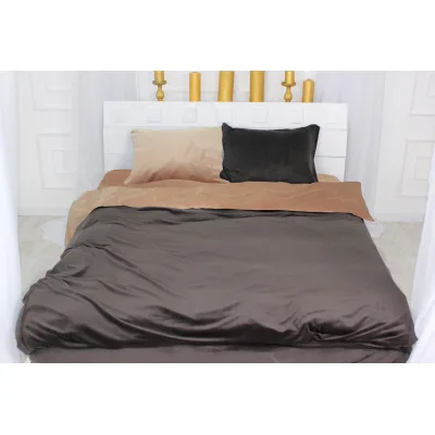 Постільна білизна MirSon Велюр Winter Frost 28-0004 + 28-0003 Kohleria Velvet 175х210 (2200004008639)