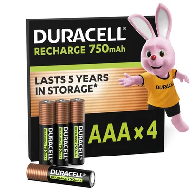 Акумулятор Duracell AAA HR03 750mAh * 4 (5007331)