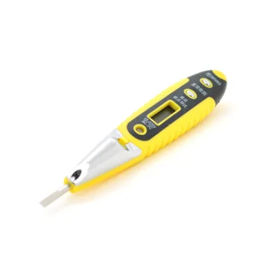 Тестер автомобільний Voltronic LD-805, 12–220V, цифрова індикація, чорно-жовта ручка (LD-805)
