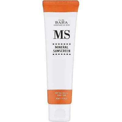 Засіб від засмаги Cos De BAHA MS Mineral Sunscreen SPF50+ 45 мл (8809240319123)
