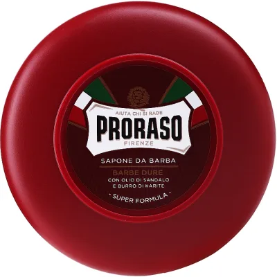 Мило для гоління Proraso Для жорсткої щетини з олією ши та сандаловою олією 150 мл (8004395001163)