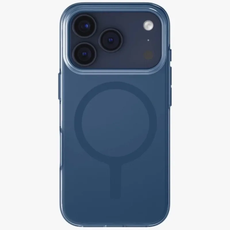 Чохол до мобільного телефона Uniq iPhone 17 Pro Clario Magclick Charging blue (8886463694800)