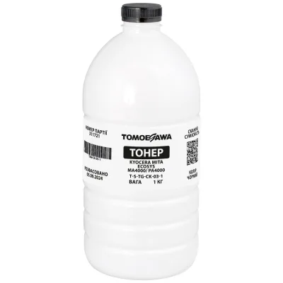 Тонер Kyocera Mita Ecosys MA4000/PA4000, 1 кг Tomoegawa (TSM-CK-03-1)