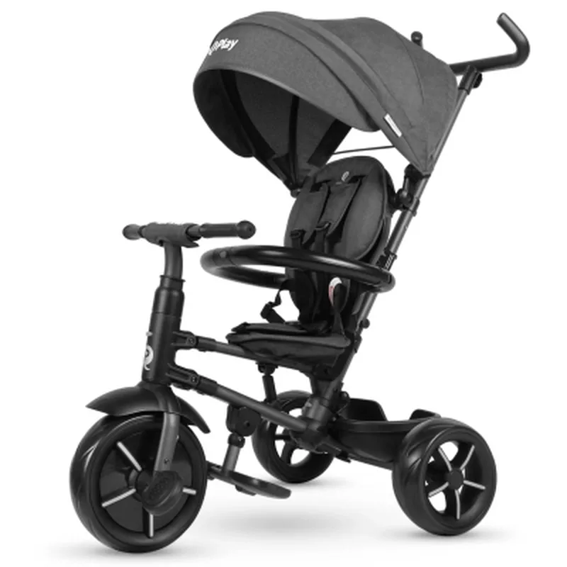 Дитячий велосипед QPlay Rito Star Black складаний триколісний (S380-11RitoStarBlack)