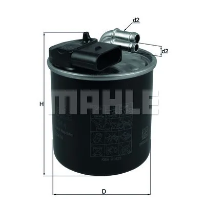 Фільтр паливний Mahle KL914