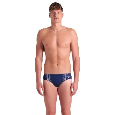 Плавки Arena Poseidonia Swim Briefs 007338-701 темно-синій, білий 85 (3468337382287)