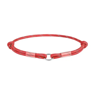 Шнурок для адресника WAUDOG Smart ID М 42-76 см червоний (60393)