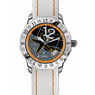 Наручний годинник Cimier 6196-SZ041 white strap