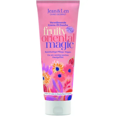 Крем для душу Jean & Len Cream-Oil Body Wash Argan Oil & Fig Pampering 250 мл (4260602128366)
