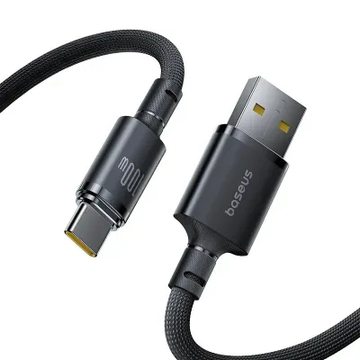 Дата кабель USB 2.0 AM to USB-C 1.0m 100W/7.5W black Baseus (E0426W01)