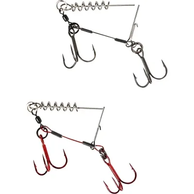 Оснащення Savage Gear Carbon49 Corkscrew Stinger 2x3/0 31kg (2 шт/уп.) (1854.09.75)