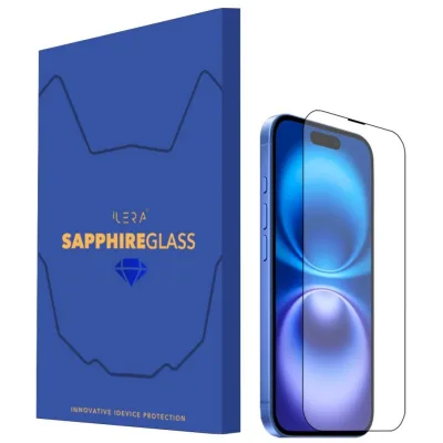 Скло захисне iLera Sapphire Ultra + Glass iPhone 16 Pro (ILSPDL16PR)