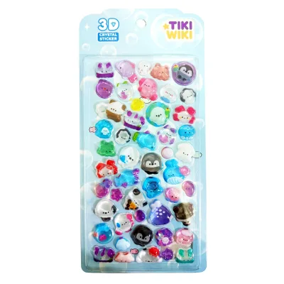 Стікер-наклейка Tiki Wiki Набір 3D-наліпок серії Crystal – Тікі море S2 (25ESE009-08)