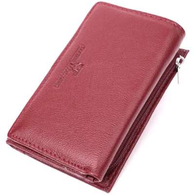 Гаманець ST Leather Шкіряний Бордовий (22489)