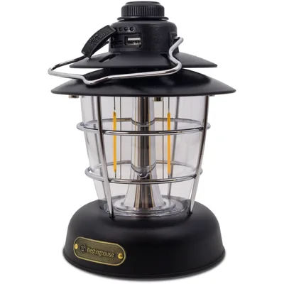 Ліхтар Westinghouse RETRO 6W LED Filament WF241 Type-C з функцією Power Bank Чорний (WF241-CB(Black))