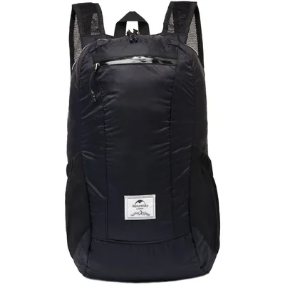 Рюкзак туристичний Naturehike Ultralight NH17A012-B, 18 л, чорний (6927595718674)