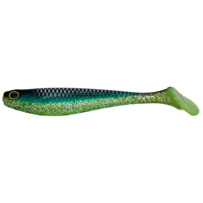 Силікон рибальський FishUP Wizzle Shad 8" 352 - Blue Shiner Chart (1шт/уп) (1864.11.40)