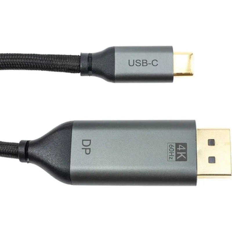 Кабель мультимедійний USB-C to DisplayPort M 1.8m V1.2 4K Cabletime (CA913305)